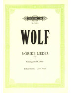 Hugo Wolf: Morike-Lieder 3 - Low Voice (noty na klavír, zpěv)