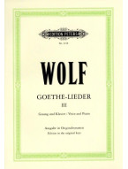 Hugo Wolf: Goethe-Lieder 3 - High or Medium Voice (noty na klavír, zpěv)