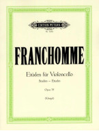 Auguste Franchomme: 12 Etüden op. 35 (noty na violoncello)