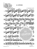 Auguste Franchomme: 12 Etüden op. 35 (noty na violoncello)