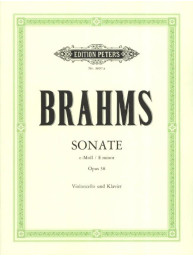 Johannes Brahms: Sonata In E Minor (noty na violoncello, klavír)