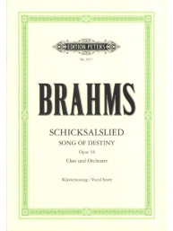 Johannes Brahms: Schicksalslied Op.54 (noty na klavír, zpěv)