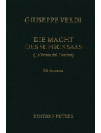 Giuseppe Verdi: Die Macht des Schicksals/ La forza del destino (noty na klavír, zpěv)