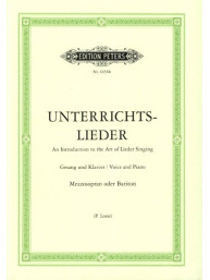 Unterrichtslieder - Ausgabe für mittlere Stimme (noty na klavír, zpěv)