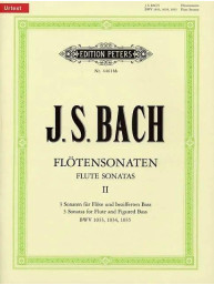 Johann Sebastian Bach: Flötensonaten 2 (noty na příčnou flétnu, klavír)
