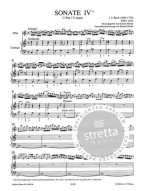 Johann Sebastian Bach: Flötensonaten 2 (noty na příčnou flétnu, klavír)