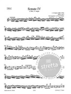 Johann Sebastian Bach: Flötensonaten 2 (noty na příčnou flétnu, klavír)