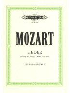 W.A. Mozart: Lieder - High Voice (noty na klavír, zpěv)