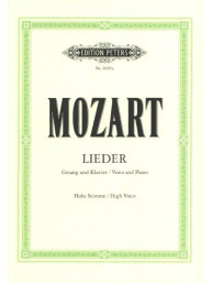 W.A. Mozart: Lieder - High Voice (noty na klavír, zpěv)