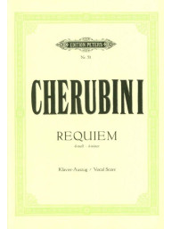 Luigi Cherubini: Requiem d-Moll (noty na klavír, zpěv)