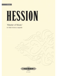 Toby Hession: Master of Music - Male Voices a Cappella (noty na sborový zpěv)
