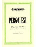 Giovanni Battista Pergolesi: Stabat Mater (noty pro klavír, zpěv)