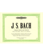 Johann Sebastian Bach: 3 Popular Pieces (noty na čtyřruční klavír)