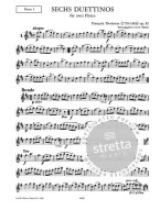 Francois Devienne: 6 Duettinos Opus 82 (noty na příčnou flétnu)
