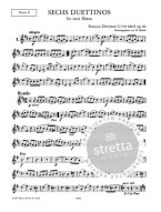 Francois Devienne: 6 Duettinos Opus 82 (noty na příčnou flétnu)