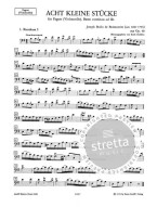 Joseph Bodin de Boismortier: 8 Little Pieces from Op.40 (noty na fagot, klavír)