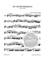Friedrich Kuhlau: 6 Divertissements Op.68 (noty na příčnou flétnu)