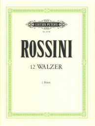 Gioachino Rossini: 12 Waltzes (noty na příčnou flétnu)