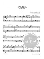 Gioachino Rossini: 12 Waltzes (noty na příčnou flétnu)