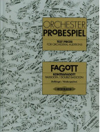 Orchester Probespiel Fagott (noty na fagot)