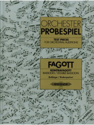 Orchester Probespiel Fagott (noty na fagot)