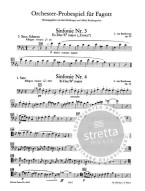 Orchester Probespiel Fagott (noty na fagot)