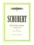 Franz Schubert: Deutsche Messe D872  (noty na klavír, zpěv)
