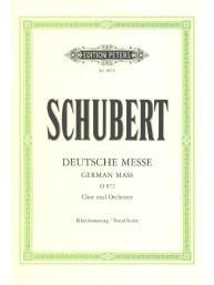 Franz Schubert: Deutsche Messe D872  (noty na klavír, zpěv)