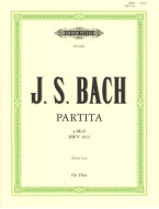 Johann Sebastian Bach: Partita A-Moll Bwv1013 (noty na příčnou flétnu)