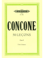 Giuseppe Concone: 50 Lecons Op.9 - Low Voice (noty na klavír, zpěv)