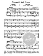 Giuseppe Concone: 50 Lecons Op.9 - Low Voice (noty na klavír, zpěv)