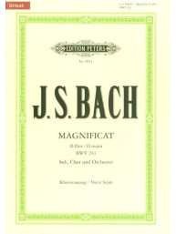 Johann Sebastian Bach: Magnificat D BWV 243 (noty na klavír, zpěv)