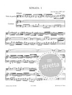 Johann Sebastian Bach: 3 Sonaten BWV 1027 1028 1029 (noty na violoncello, cembalo)