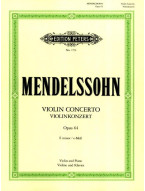 Felix Mendelssohn: Konzert e-moll op. 64 (noty na housle, klavír)