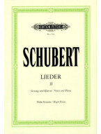 Franz Schubert: Lieder 2 - High Voice (noty pro klavír, zpěv)
