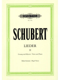 Franz Schubert: Lieder 2 - High Voice (noty pro klavír, zpěv)