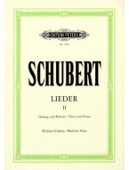 Franz Schubert: Lieder 2 - Medium Voice (noty pro klavír, zpěv)