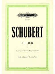 Franz Schubert: Lieder 2 - Medium Voice (noty pro klavír, zpěv)