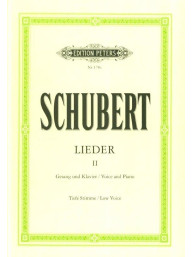 Franz Schubert: Lieder 2 - Low Voice (noty na klavír, zpěv)