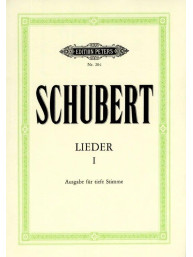 Franz Schubert: Lieder 1 – Low Voice (noty na klavír, zpěv)