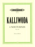 Jan Václav Kalivoda: 6 Nocturnes Opus 186 (noty na violu, klavír)