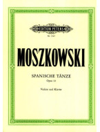 Moritz Moszkowski: Spanische Tanze Op.12  (noty na housle, klavír)