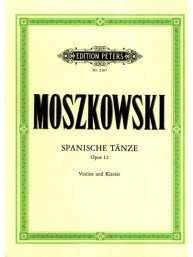 Moritz Moszkowski: Spanische Tanze Op.12  (noty na housle, klavír)