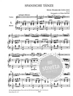 Moritz Moszkowski: Spanische Tanze Op.12  (noty na housle, klavír)