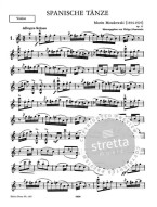 Moritz Moszkowski: Spanische Tanze Op.12  (noty na housle, klavír)