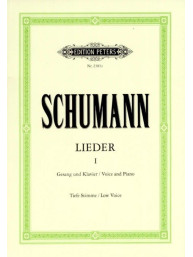 Robert Schumann: Lieder 1 – Low Voice (noty na klavír, zpěv)