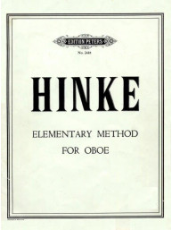 Gustav Adolf Hinke: Elementary Method (noty na hoboj)