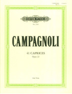 Bartolomeo Campagnoli: 41 Caprices Op.22 (noty na violu)