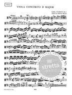 Carl Stamitz: Concerto in D major Op.1 (noty na violu, klavír)