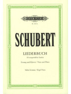 Franz Schubert: Liederbuch - High Voice (noty na klavír, zpěv)
